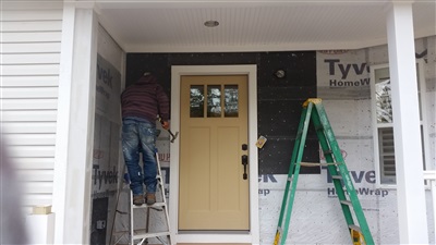 front siding installation